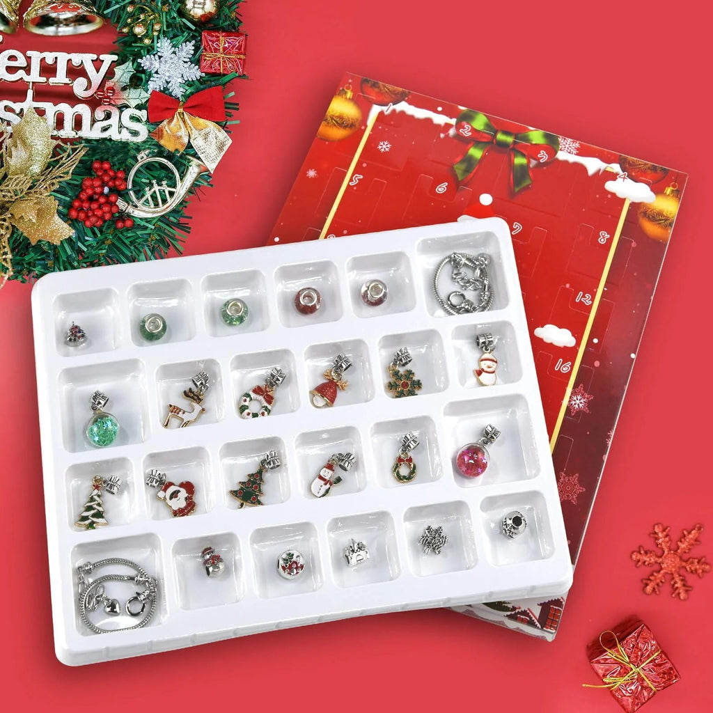 EverdenLife Christmas Jewelry Countdown Set – 24-Day Gift Box for Girls 🎄