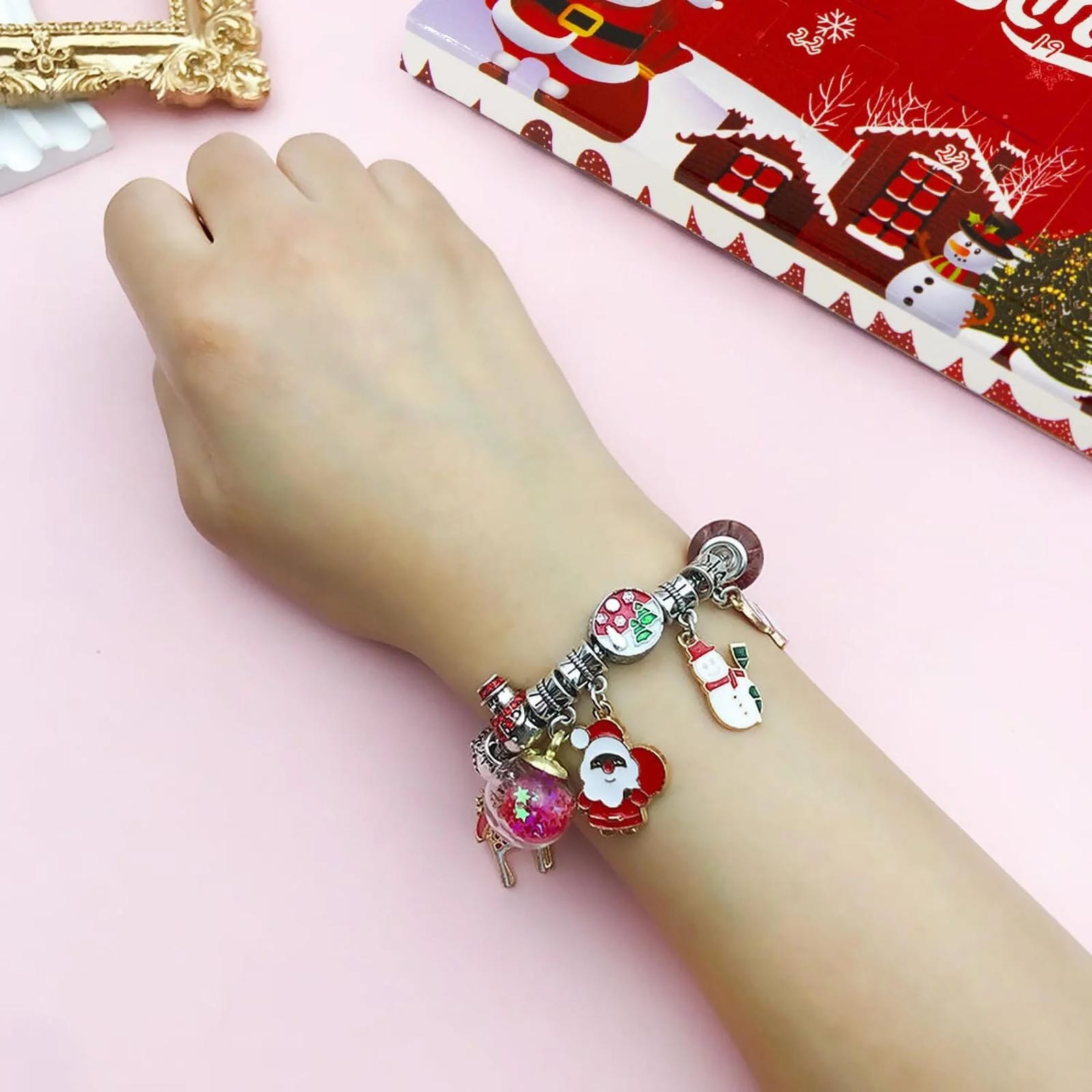 EverdenLife Christmas Jewelry Countdown Set – 24-Day Gift Box for Girls 🎄